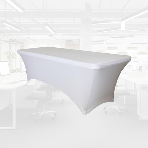 Tafelrok BRASQ 183x76x74cm wit-2