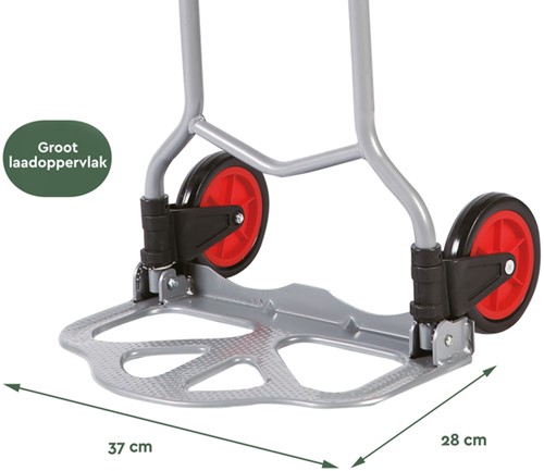 Steekwagen BRASQ Inklapbaar HT60 incl. bagagespin 60Kg-3