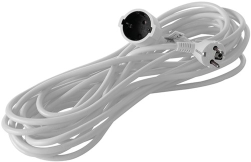 Verlengkabel BRASQ 20m wit