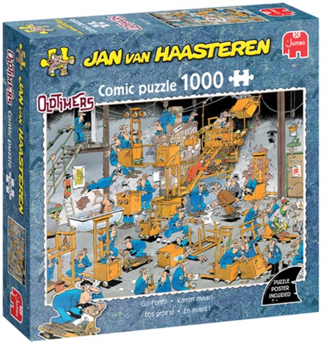 Puzzel JvH Oldtimer Karren maar! 1000st