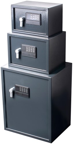 Kluis Pavo elektronisch 410x600x390mm donkergrijs-1