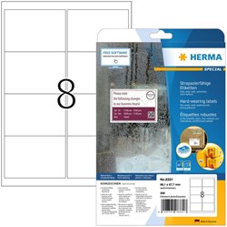 Etiket HERMA 8331 99.1x67.7mm weerbestendig wit 200 stuks