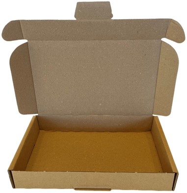 Brievenbusbox IEZZY A5 230x160x26mm karton bruin