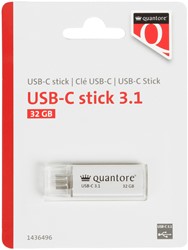 USB-stick Quantore USB-C 32GB 3.1 zilver
