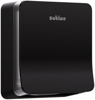 Handdoekdispenser Satino PT3 Hyginity S zwart 333403