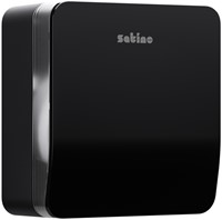 Toiletpapierdispenser Satino JT1 Hyginity jumbo S zwart 333405