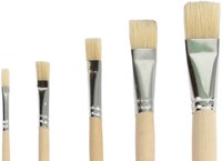 Kwast Qrea varkenshaar set à 5 breedtes-2