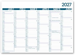 6-Maandkalender 2027 INNI Groot Memento 430x320mm