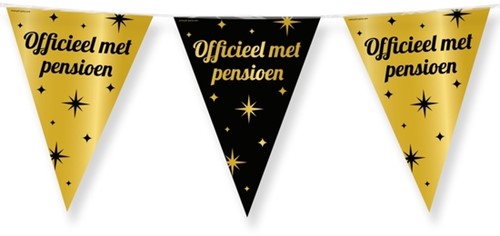 Classy Party flags foil Pensioen