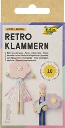 Wasknijper Folia retro pak à 10 stuks
