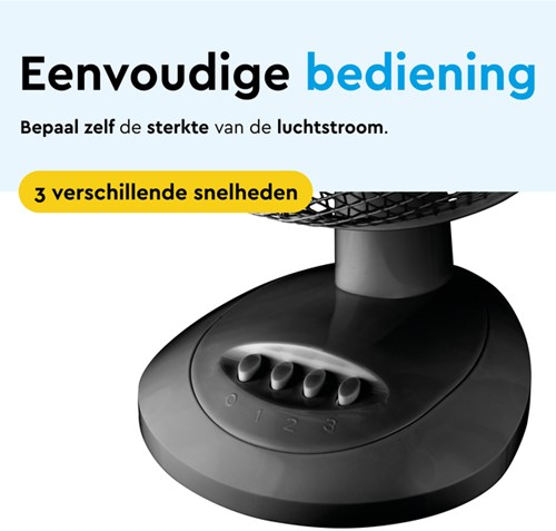 Tafelventilator BRASQ F400 Ø 30cm zwart-3