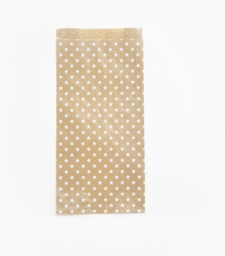 Cadeauzak Clairefontaine16x30x5cm kraft sterren 50 stuks