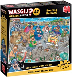 Puzzel Wasgij Original 47 De boot in! 1000st