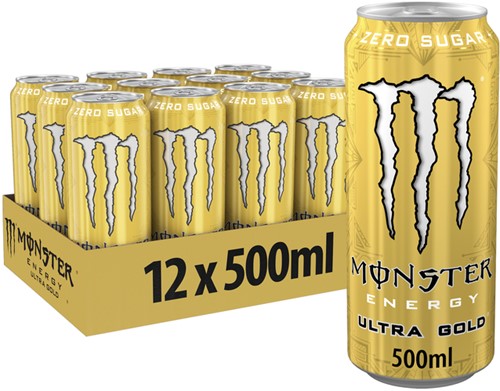 Energiedrank Monster ultra gold suikervrij blik 500ml-2