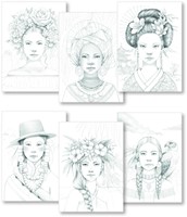 Kleurboek Clairefontaine Odelia A4 Vrouwen-3