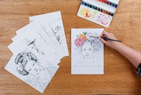 Kleurboek Clairefontaine Odelia A4 Vrouwen-1