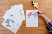 Kleurboek Clairefontaine Odelia A4 Vrouwen-2