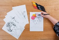 Kleurboek Clairefontaine Odelia A4 Vrouwen-3