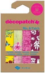 Hobbypapier Décopatch 30x40cm set à 4 vel thema Wandeling in Kyoto