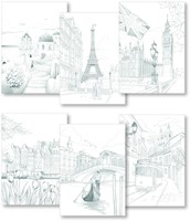 Kleurboek Clairefontaine Odelia A4 Steden-3