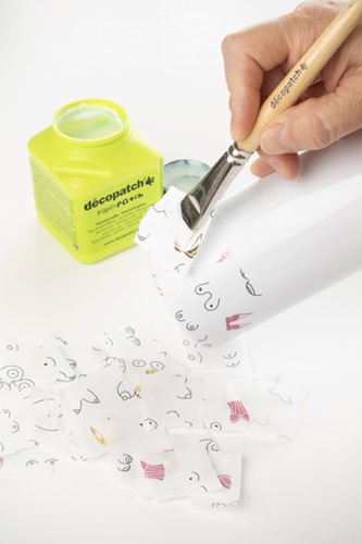 Hobbypapier Décopatch 30x40cm set à 4 vel thema Ode aan de vrouw-3