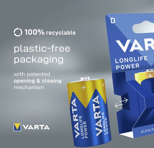 Batterij Varta Longlife Power 2x D-1