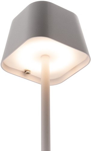 Tafellamp Securit Georgina LED oplaadbaar dimbaar wit-2