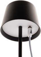 Tafellamp Securit MonteCarlo LED oplaadbaar dimbaar zwart-2