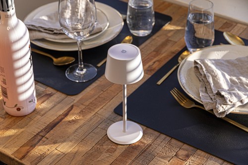 Tafellamp Securit MonteCarlo LED oplaadbaar dimbaar wit-2