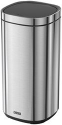 Afvalbak Desq Touch 30 liter RVS zilver