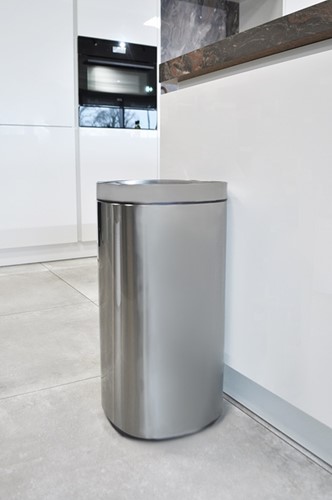 Afvalbak Desq Touch 30 liter RVS zilver-2