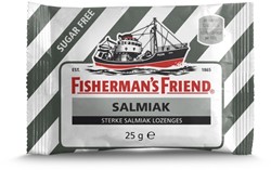 Keelpastilles Fisherman's Friend salmiak suikervrij zak 25 gram