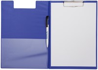 Klembordmap MAUL A4 staand PVC met penlus blauw-3