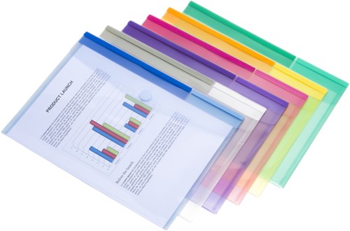 Enveloptas Djois Color Collection A4 horizontaal assorti-2