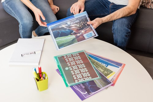 Enveloptas Djois Color Collection A4 horizontaal assorti-3