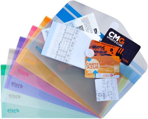 Enveloptas Djois Color Collection A6 horizontaal assorti-2