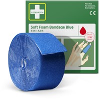Bandage Cederroth Soft Foam 6cmx4,5m blauw-2