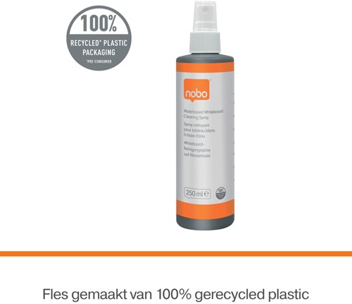 Whiteboardreinigingsspray Nobo waterbasis 250ml-3