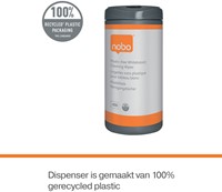 Whiteboardreinigingsdoekjes Nobo plasticvrij 100 stuks-1