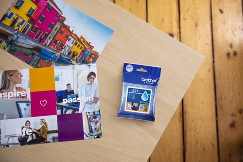 Inktcartridge Brother LC-521C blauw-1