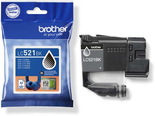 Inktcartridge Brother LC-521BK zwart-3