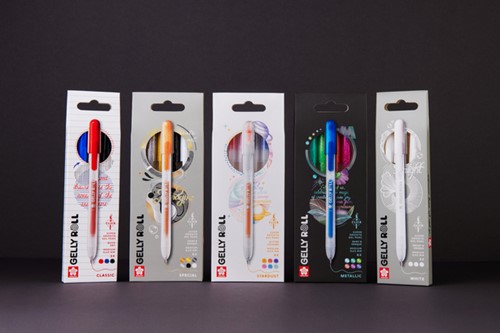 Gelschrijver Sakura Gelly Roll Metallic 08 klikfunctie set à 10 kleuren-3