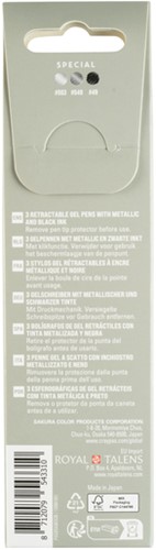 Gelschrijver Sakura Gelly Roll Special 08 klikfunctie set à 3 zilver-3