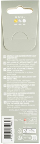 Gelschrijver Sakura Gelly Roll Special 08 klikfunctie set à 3 goud-3