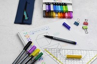 Fineliner Pentel Pointliner S40-A fijn zwart-3