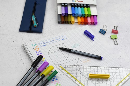 Fineliner Pentel Pointliner S40-B fijn rood-3