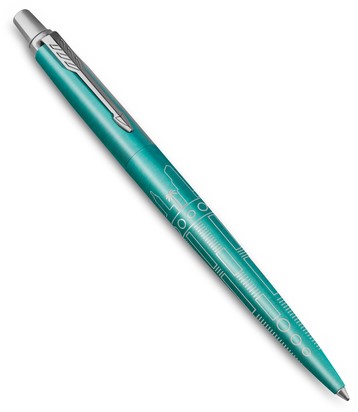 Balpen Parker Jotter special edition Miami turquoise CT medium-2