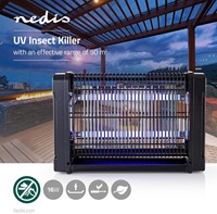 Insectenlamp Nedis electrisch 2x8watt 50M2 zwart-2