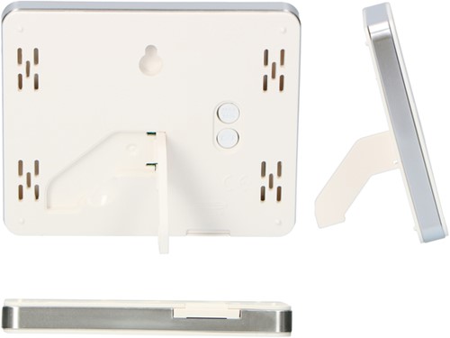 Thermometer hygrometer Alecto WS-55 wit - zilver-1