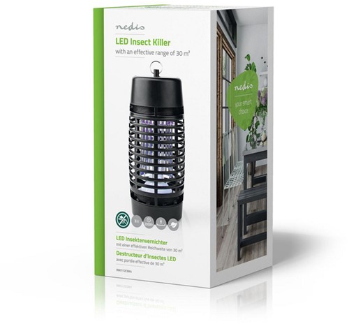 Insectenlamp Nedis electrisch 30watt 30M2 zwart-3